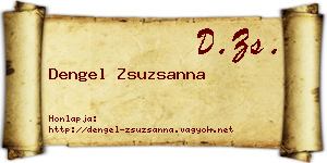 Dengel Zsuzsanna névjegykártya