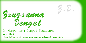 zsuzsanna dengel business card